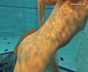 Nastya strips her clothes and shows naked hot body in the pool from nastya nass nastya nass patreon leaks 6