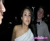 Dumped chick on prom night fucked by limo driver from indian frist night bf co
