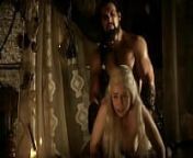 Game Of Thrones | Emilia Clarke Fucked from Behind (no music) from emilia boshe