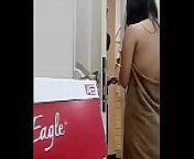 Eagle Boob Slip Show Delivery Guy from thong slip