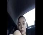 Masturbation in the car on the street. - xcamweb.com from video call gf naked