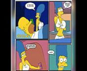 Hist&oacute;ria em Quadrinho Porn&ocirc; - Cartoon Par&oacute;dia Os Simpsons - Sexo com o Policial from margie rasri sexy