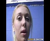 Goldie Gives Deepthroat Blowjob To A BBC from shelving dick