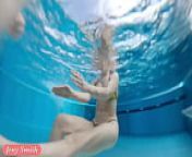 Jeny Smith bottomless in Spa. Naked underwater, nude swimming from hayley smith naked