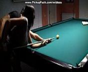 Pick up anal fuck on billiard table from eric lewis billiards