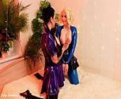 Pin Up blonde is very horny and wanna rough lesbian sex - backstage video- Fetish Pin Up Arya Grander and model Dredda Dark from xx mating model sikh sex video images