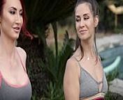 Four lesbians trying acro yoga NAKED! # Vanessa Veracruz, Cassidy Klein, Alix Lynx and Kendra James from james bond sex video sona videos gothic