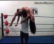Christina Carter Maledom Mixed Wrestling from wrestling lift carry