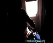 Airplane girlfriend masturbation - YouTubePussy.com from airplane se