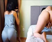 OMG! Stepmom Sucks My Dick Right In Front Of Naked Stepsister from hot girl naked in front of delivery man hidden camera