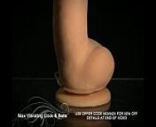 REVIEW:Max Vibrating Cock & Balls Dildo from best sex toys review amp how to use adult toys