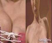 Sakura Sena Masturbates in Pink from hot asian big boobs