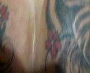 Bruna Moura levando no cuzinho do tatuado dotado from transexs