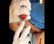 My wife Pia Inserting an Urethra Chain into my bladder Part01 from shraddha urethra