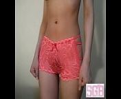 desi Skinny brunette bhabhi showing underwear and undressing from bhabhi wearing underwear