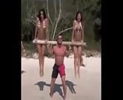 2 B!kni Girls lifted by strong boy from sunny leone xxxx 10 boys 2 g