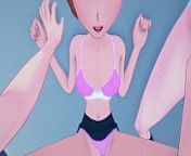Gwen Tennyson & Violet Parr Threesome | Gwen Ben Tennyson | Free (2Mill views special) from 3d violet parr and gwen tennyson animations