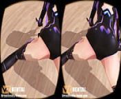Hyperdimension Neptunia - Purple Heart in 3D SBS from vr 3d sbs compilation