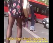 Nice legs on the street short collection from calling bell