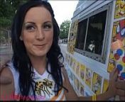 icecream truck teen cheerleader gets pounded and first taste of cum and swallow and facial from cheerleading