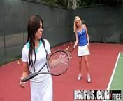 Mofos - Pervs On Patrol - Tennis Lessons How to Handle the Balls starring Summer Slate and Gemma from tennis star sex