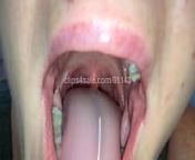 Inside my Mouth (MaryJane Video 5 Full Video) from uvula throat fetish