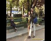 Slut gets anal fuck in park from ice cream hung honey singh