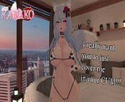 I COSPLAY as Ganyu and BEG you to CUM all over my PRETTY FACE and TONGUE!!!! CATGIRL COWKINI!!!! from tante semok montok xxxoadkill 3d family inc