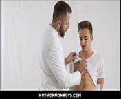 Blonde Twink Mormon Boy With Six Pack Abs Fucked By Priest from gay twink ass licking