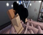 ROBLOX slut gets fucked in bedroom from weired sex