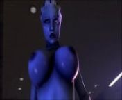 Liara loves to ride from mass effect legendary edition all sex romances scenes animation movie part 1