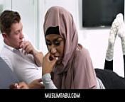 MuslimTabu- Hot petite Muslim ebony teen Milu Blaze in hijab fucks her own stepbrother from muslim girl hijab sex xxx