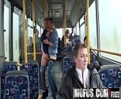 Exhibitionist teen (Lindsey Olsen) gets Ass-Fucked on the Public Bus - Mofos from sister in bus