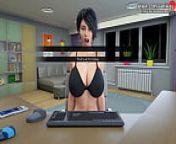 Hot milf teacher is licking her gorgeous big boobs on cam for her student l My sexiest gameplay moments l Milfy City l Part #4 from 3d shota milf