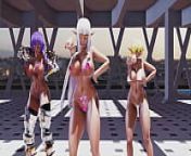 MMD R18 Elf Bunny Style Evelyn Delva Elda from mmd r18 succubus and bunny girl full of cum 3d hentai