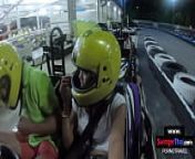 Go karting with big ass Thai teen amateur girlfriend and horny sex after from pakre gaye sex karte