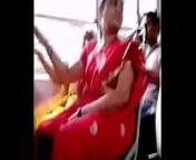 Red Saree Aunty - Big Ass from washes khan para saree