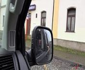 Takevan - Cheap dirty russian slut is pissed off when kicked out after fuck from car sex fuck