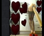 Femeboy playing with her homemade dildo and a tail dildo in the kitchen from mom son kitchen xnxxsi gay boy boys sex porn maza