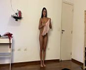 Bia Hot provando seus pijamas novos enquanto fica pelada para voce from prova hot sexy naked videlu menon mms nude