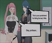 Fire Emblem Three Hopes / Houses (Game) ENF MMD CMNF -Professor Byleth Hilda strip naked completely in public for don't have studying, showing her pink hairy pussy and huge boobs | https://bit.ly/39OJEIp from sakimichan byleth