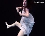 Andrejka does astonishing underwater moves from andrejka 12 narozeniny