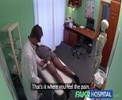 FakeHospital Hidden cameras catch patient using massage tool for an orgasm from spying massage cezch