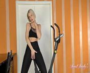 AuntJudys - 40yo Super-MILF Natie Gets Horny during her HOT WORKOUT in Yoga Pants from 40yo