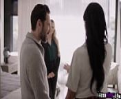 Real estate agent Lilly Bell locks Tommy Pistols wife in the elevator and proceed to fuck with him from mona mathur hot lip lock