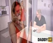 Blond nymph meets BFs old and seduces him at midnight from naught teen seduces stepdaddy at work