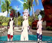 MMD Medley from genshin impact collei and amber 3