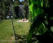 A NEIGHBOR SPIES ON A NAKED BIG-BOOBED NUDIST WOMAN from fkk teen nu