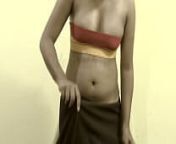 Low waist saree d | Low waist saree wearing | Happy New Year To Everyone from half saree drape