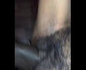Making her squirt and she makes me cum from phat hairy pussy